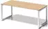 Bisley Cito Schreibtisch 180x80x74cm Ahorn, Gestell verkehrsweiß (DOF1808MP396)