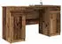 vidaXL Schreibtisch mit Regal Altholz-Optik 140x49x76cm (3328514)