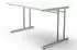 Kerkmann Artline Schreibtisch höhenverstellbar C-Fuß 200x100cm, weiß