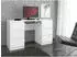 Akord Furniture Factory A11 Schreibtisch 6 Schubladen, ausziehbare Tastaturablage, 135x50x77cm, Weiß (A11)