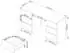 Akord Furniture Factory A11 Schreibtisch 6 Schubladen, ausziehbare Tastaturablage, 135x50x77cm, Weiß (A11)