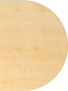 Hammerbacher Anbautisch mit Fu&szlig;/Konsole doppelt 60x80cm Ahorn/Graphit (XBA60/3/G)