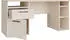 Forte TEZAUR Schreibtisch mit Schublade & Tür, 160x75,7x72cm (TZRB238L-U60)