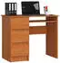 Akord Furniture Factory Schreibtisch A6 3 Schubladen Links, Erle, 90x50x77cm (A6)
