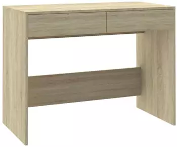 vidaXL Schreibtisch Sonoma-Eiche 101x50x76,5cm Holzwerkstoff (809560)