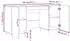 vidaXL Schreibtisch Holzwerkstoff Weiß 140x50x75cm (829524)