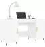 vidaXL Schreibtisch Holzwerkstoff Weiß 140x50x75cm (829524)