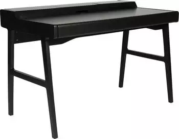 Zuiver Kaat Schreibtisch Eichenfurnier Schwarz 120x70cm