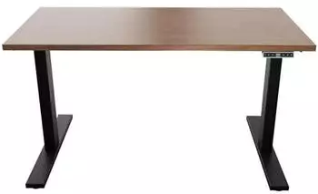Bisley E-WonderTech Schreibtisch elektrisch höhenverstellbar 120x60cm Nussbaum/Schwarz (EWT251206333008)