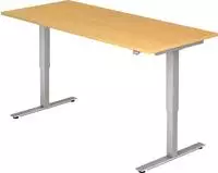 Hammerbacher-Sitz-Steh-Schreibtisch el.180x80cm Buche-VXMST19/6/S
