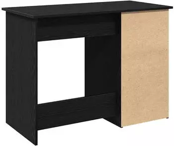 vidaXL Schreibtisch Holzwerkstoff Schwarz 102x50x75cm (860464)