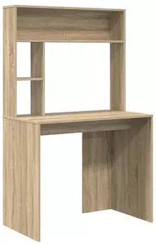 vidaXL Schreibtisch Sonoma-Eiche 91x50x149cm Holzwerkstoff