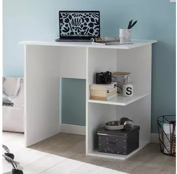 Finebuy Schreibtisch Wei&szlig; 82x60x76cm (SuVa13602_1)