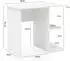 Finebuy Schreibtisch Weiß 82x60x76cm (SuVa13602_1)