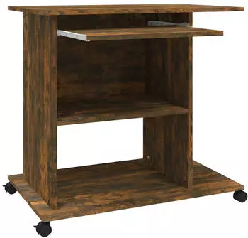 vidaXL Schreibtisch R&auml;uchereiche 80x50x75cm Holzwerkstoff (815543)