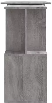 vidaXL Eckschreibtisch Sonoma Grau, Holzwerkstoff, 200x50x76cm (815424)