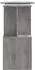 vidaXL Eckschreibtisch Sonoma Grau, Holzwerkstoff, 200x50x76cm (815424)