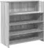 vidaXL Empfangstheke Sonoma-Grau 100x50x103,5cm Holzwerkstoff