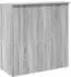 vidaXL Empfangstheke Sonoma-Grau 100x50x103,5cm Holzwerkstoff