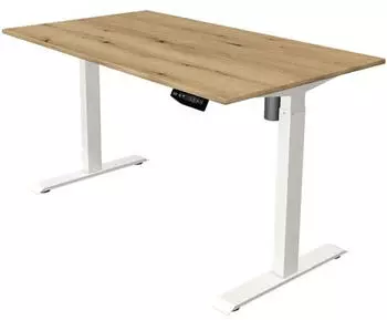 Kerkmann Move 1 Sitz-Steh-Schreibtisch elektrisch h&ouml;henverstellbar 140x80cm Eiche/Wei&szlig; (10358355)