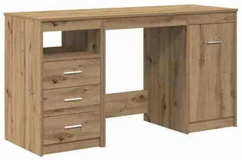 vidaXL Schreibtisch mit Schrank Artisan Oak Holzwerkstoff (3328552)