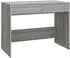 vidaXL Schreibtisch Grau Sonoma 2 Schubladen 101x50x76,5cm Holzwerkstoff (3E6827)