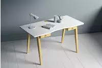 Woodman Schreibtisch "Nice" B/T/H: 140/70/75 cm, im skandinavian Design,...