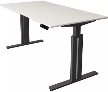Kerkmann Move 3 Elegant Sitz-/Stehtisch elektrisch h&ouml;henverstellbar 180x80cm wei&szlig;