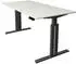 Kerkmann Move 3 Elegant Sitz-/Stehtisch elektrisch höhenverstellbar 180x80cm weiß