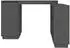 vidaXL Schreibtisch Kiefernholz massiv Grau 110x50x75cm (814506)