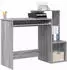 vidaXL Schreibtisch Grau Sonoma Holzwerkstoff 106x41x88,5cm (869471)