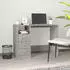 vidaXL Schreibtisch mit Schubladen Betongrau 102x50x76cm Holzwerkstoff (823036)