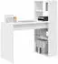vidaXL Schreibtisch mit Regal Weiß 113x54x120cm Holzwerkstoff (869274)