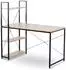 Woltu Schreibtisch mit Regal, Holz (#2100)