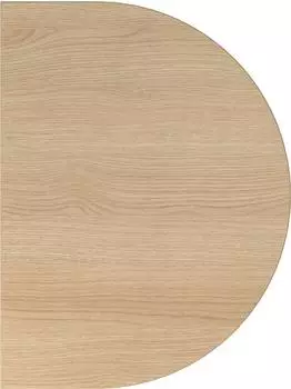 Hammerbacher Ansatztisch Halbkreis 60x80cm, Eiche (BA60/E)