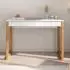 Idimex Schreibtisch NOAH 2 Schubladen, Massivkiefer, weiß und Eiche, 120x60cm