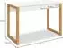 Idimex Schreibtisch NOAH 2 Schubladen, Massivkiefer, weiß und Eiche, 120x60cm