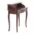 Xtradefactory Sekretär Napoleon Massivholz, shabby, dunkelbraun, 80x92x40cm