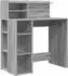 vidaXL Schreibtisch mit Stauraum grau Sonoma 90x48x101,5cm Holzwerkstoff (869527)