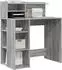 vidaXL Schreibtisch mit Stauraum grau Sonoma 90x48x101,5cm Holzwerkstoff (869527)