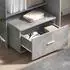 vidaXL Schreibtisch betongrau 131,5x50x106,5cm Holzwerkstoff (3337268)