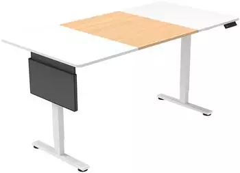 Home Deluxe ELMO I Schreibtisch h&ouml;henverstellbar, elektrisch, wei&szlig;, 160x60cm (61788)