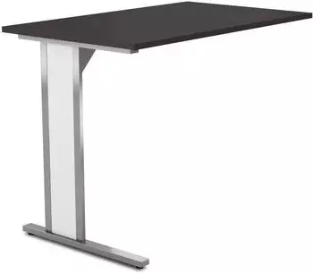 Kerkmann Aveto Anbautisch Wangengestell h&ouml;henverstellbar 100x60cm anthrazit (4307)