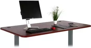 Mendler Schreibtischplatte HWC-D40 160x80cm, kirsch, MVG-zertifiziert (HWC-D40)
