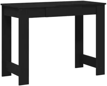 vidaXL Schreibtisch schwarz 100x45x75 cm Holzwerkstoff (860428)
