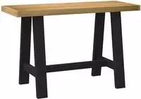 vidaXL Schreibtisch NOAIN A-Form-Beine 120x50x75 cm Massivholz Kiefer