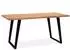 Wohnling Schreibtisch 160x80cm Akazie Massivholz Baumkante U-Beine schwarz (WL7.278)