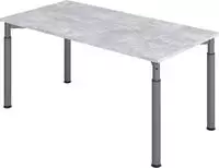 Schreibtisch 160x80cm Beton/Graphit