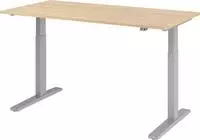 Hammerbacher-Sitz-Steh-Schreibtisch el.160x80cm Eiche-VXMKA16/E/S