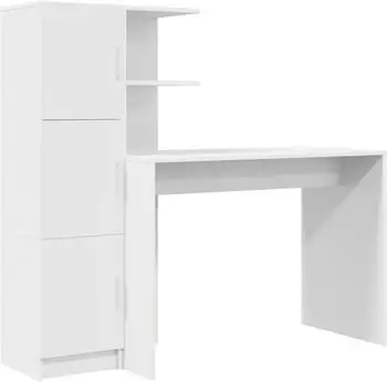 vidaXL Schreibtisch Wei&szlig; 2er-Set (3337289)